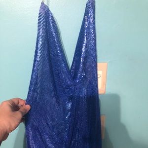 Pretty little thing metal dress